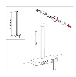 Душевая система Timo Torne SX-4310/03 чёрный